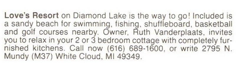 Loves Resort (Northern Glory Landing) - Vintage Postcard (newer photo)